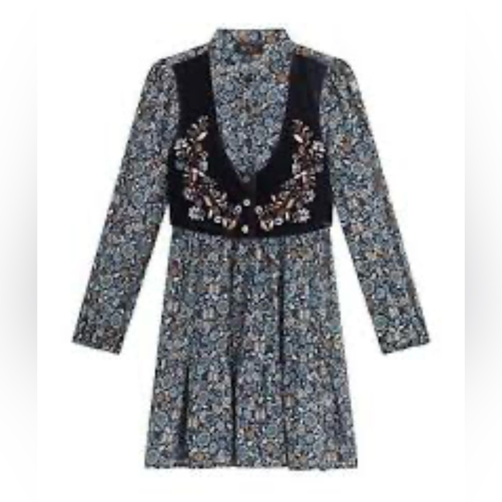 NWT BCX Girl Winter Floral 2pc Dress